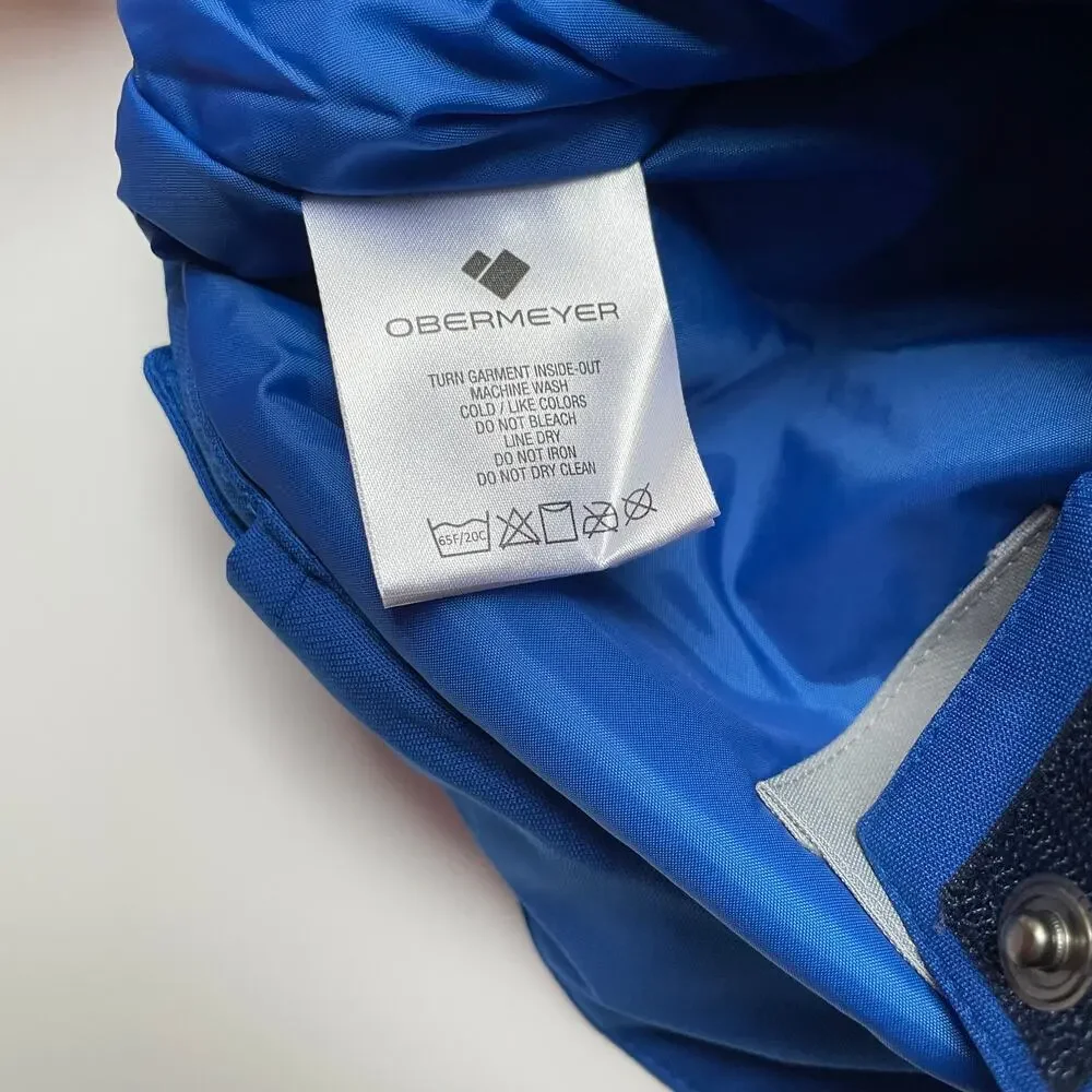 Obermeyer Brisk Pant Ski Snow Summit Blue Size Teen Boy Medium (10-12) NEW
